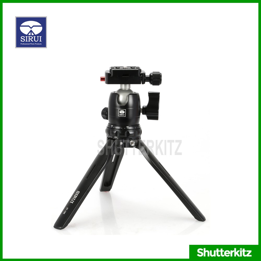 TRIPOD SIRUI 3T15K TABLE TOP TRIPOD + B00 BALLHEAD (Black and Red