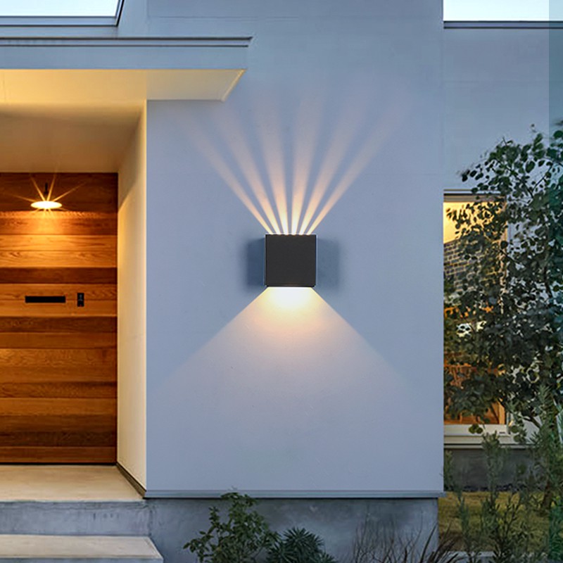 contemporary outdoor led wall lights