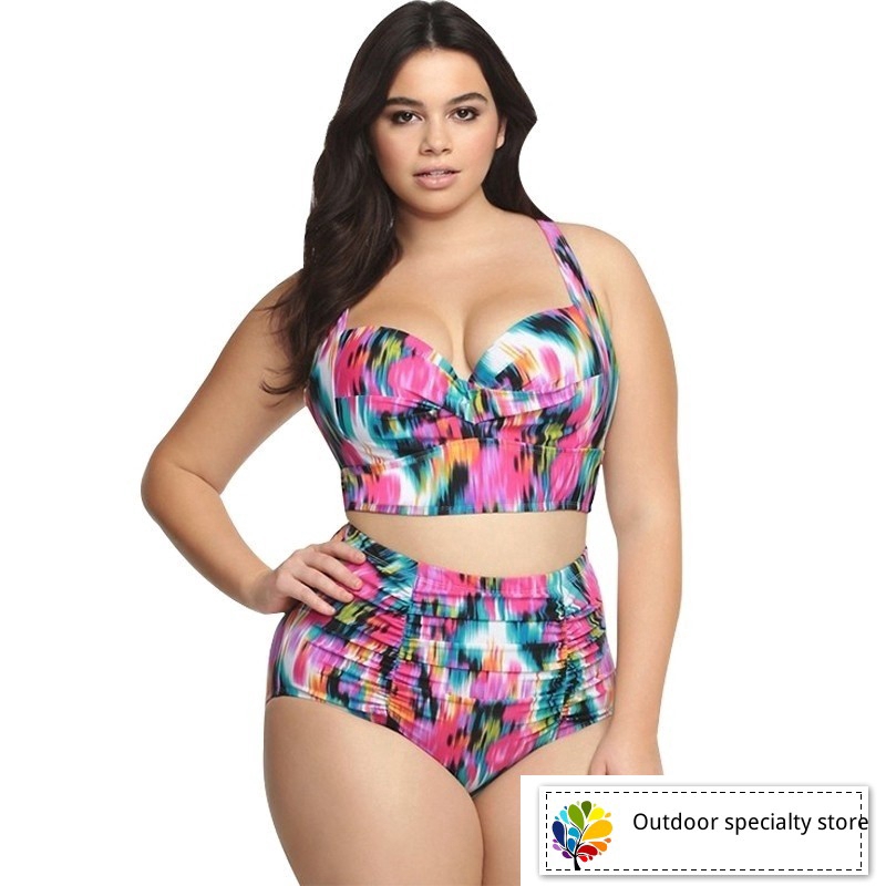 high waisted swimsuits plus size