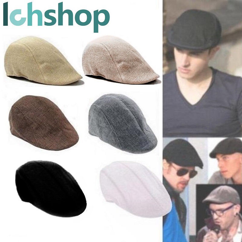 mens linen hats and caps