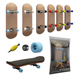 Mary Finger SkateBoard Wooden Fingerboard Toy Professional Stents Finger Skate Set