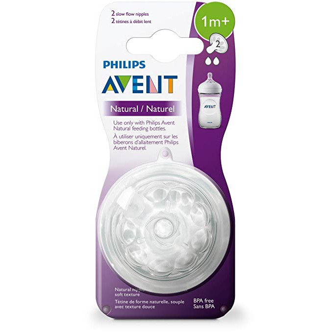 Avent Natural Nipple Slow Flow Nipple 