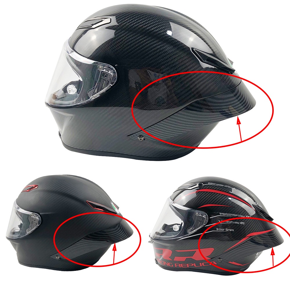 Motorcycle Helmet Tail Pista Gpr Gprr Corsa R Helmet Personality Big