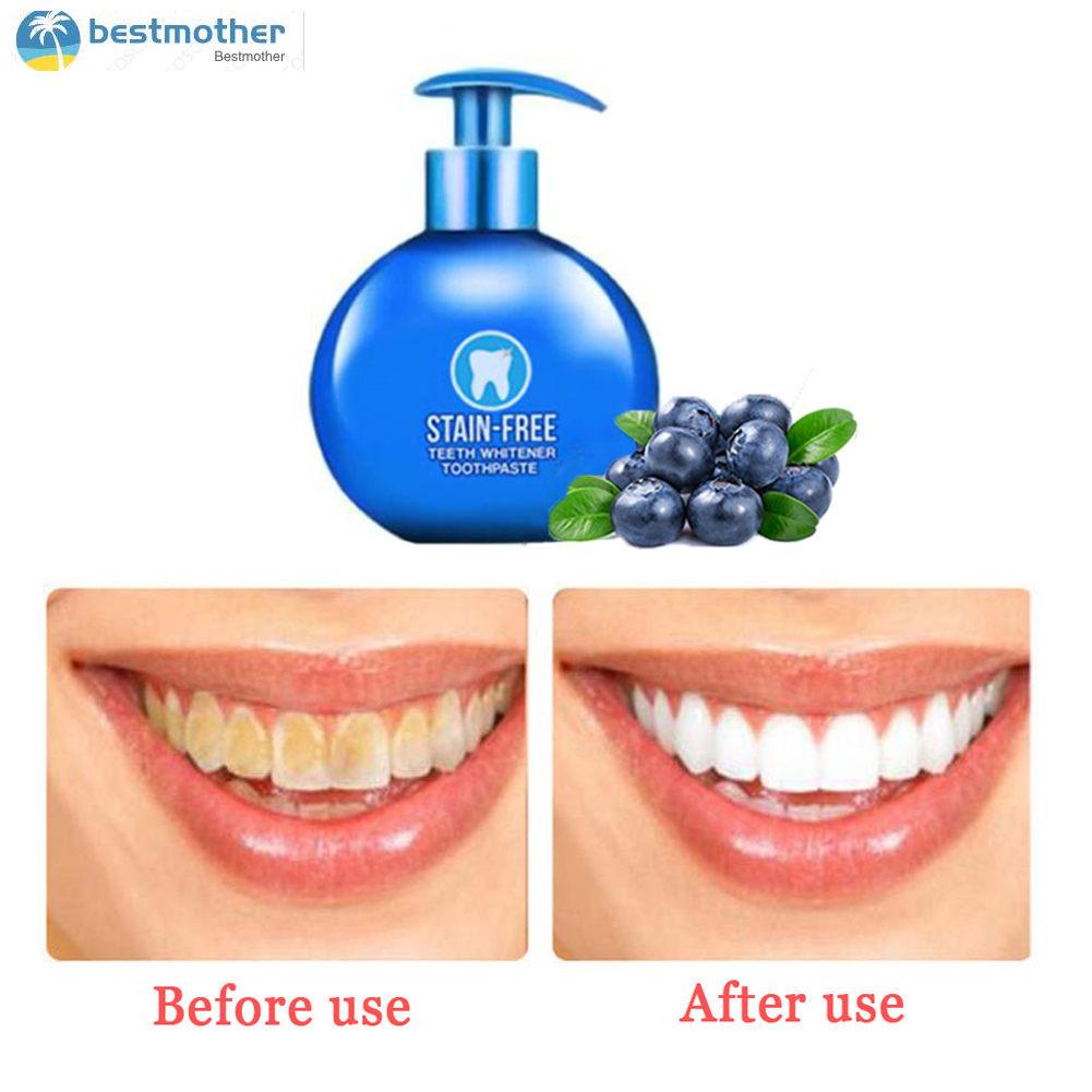 Baking Soda Toothpaste Whitening Stain Remover 220g Press Intensive