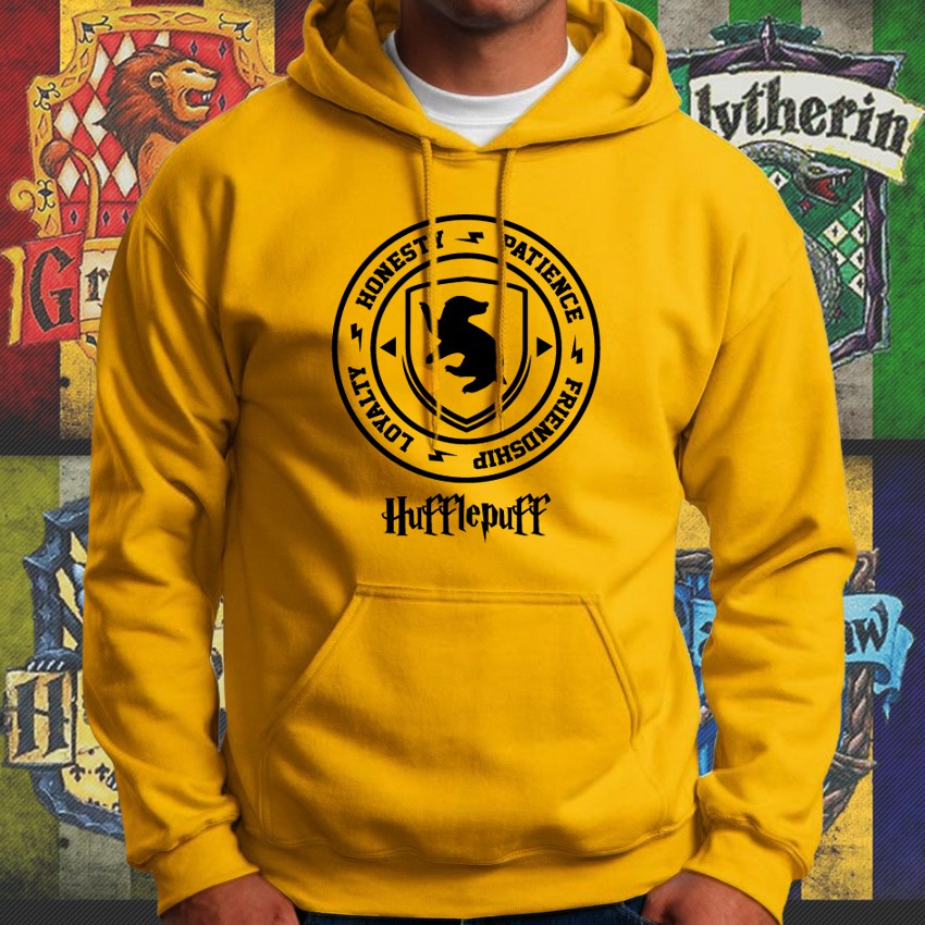 yellow hufflepuff hoodie