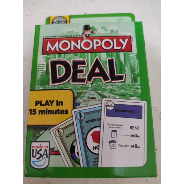 MONOPOLY DEAL CARD GAME Shopee Philippines