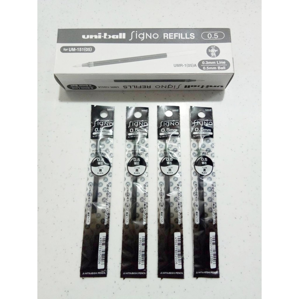 Uniball Signo UMR1 Gel Pen Refills 0.5mm 1pc Shopee Philippines