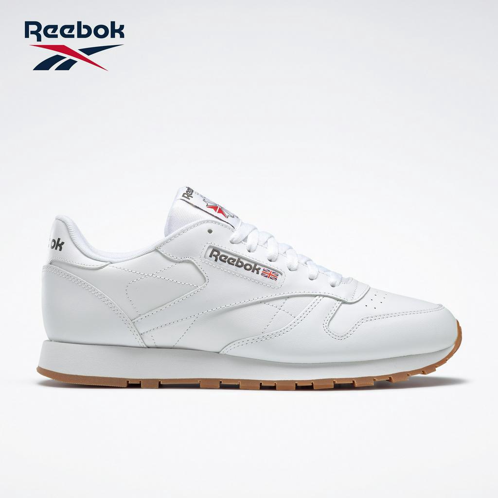 Perforatie deugd Tenslotte Reebok CL Leather Classic Shoes for Men(White) | Shopee Philippines