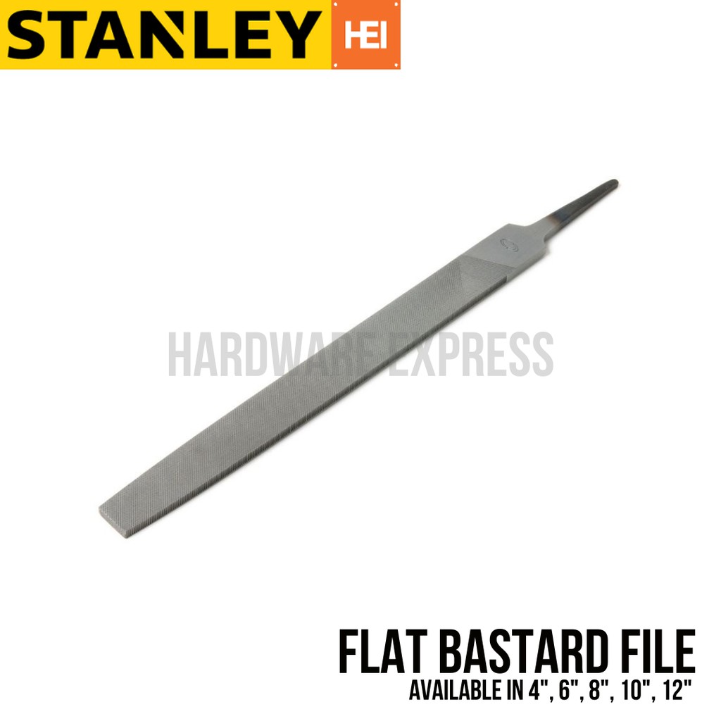 Stanley Flat File Bastard 4 6 8 10 12 Shopee Philippines