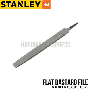 Stanley 22-239 File Flat Second Cut Wood Handle 10" 