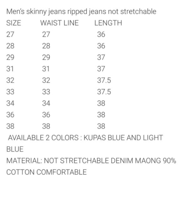 size 38 skinny jeans