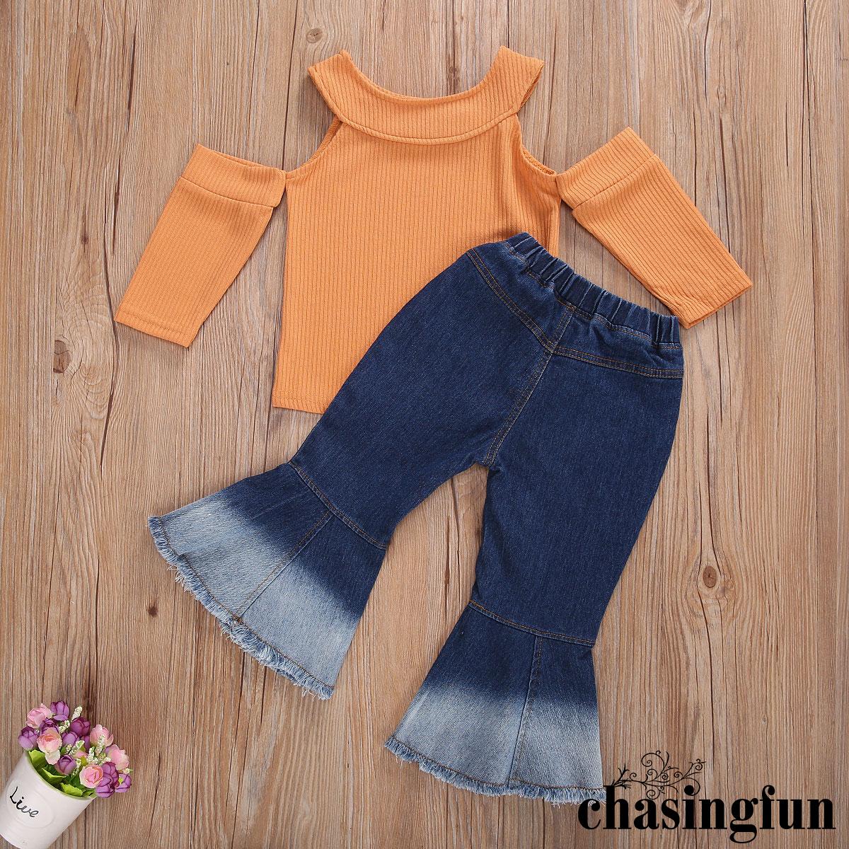 baby girl flare pants