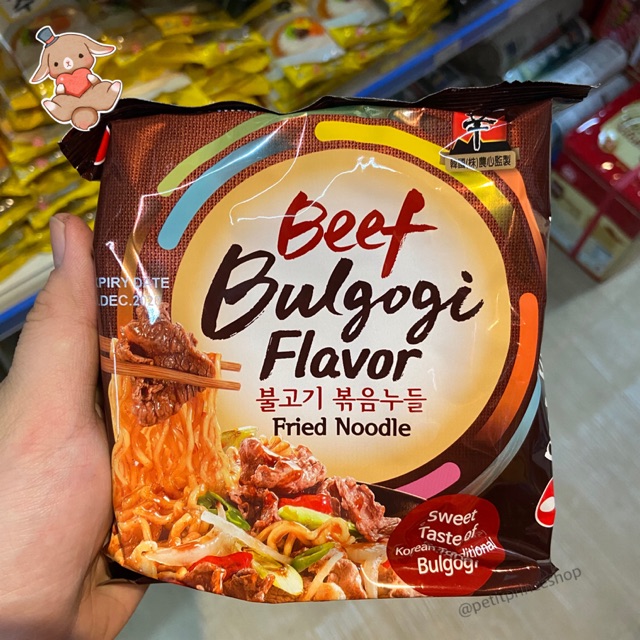 Nongshim Korean Traditional Beef Bulgogi Fried Noodle 103g Shopee