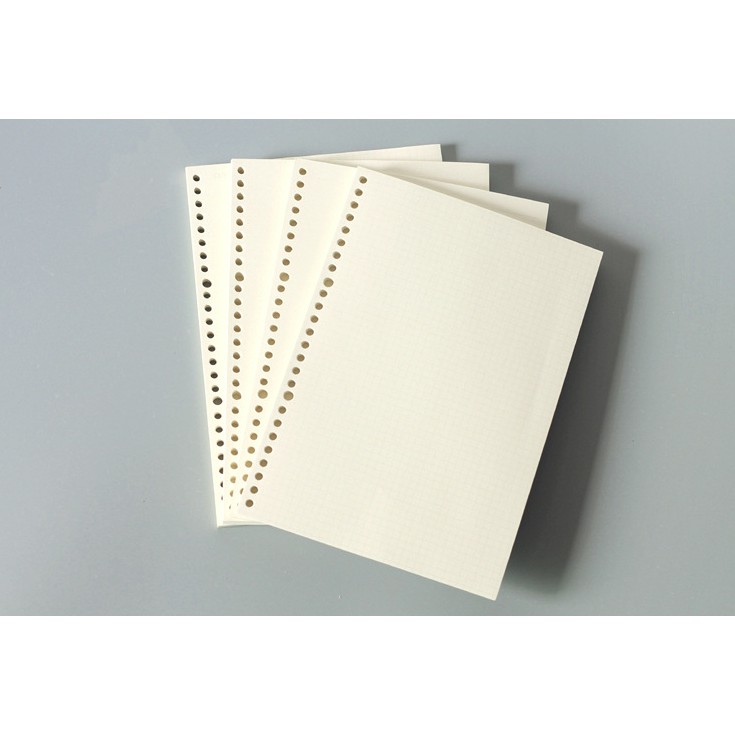 20/26/30 holes Refill pages/ loose leaf for binder a5 b5 a4 (60 leaves