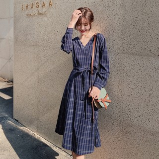 plaid dress women