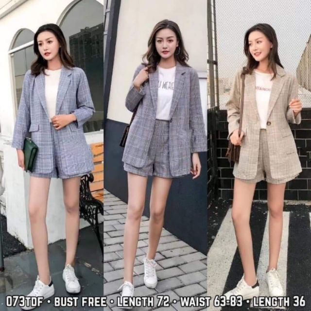 blazer with short