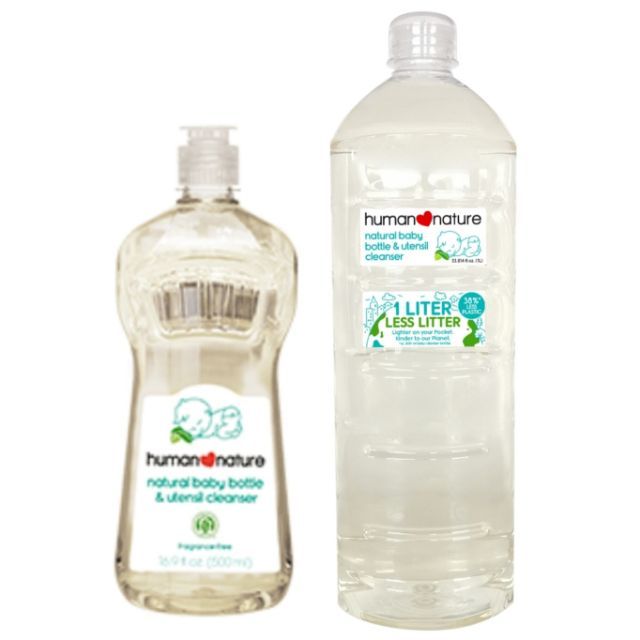 human nature baby bottle cleanser