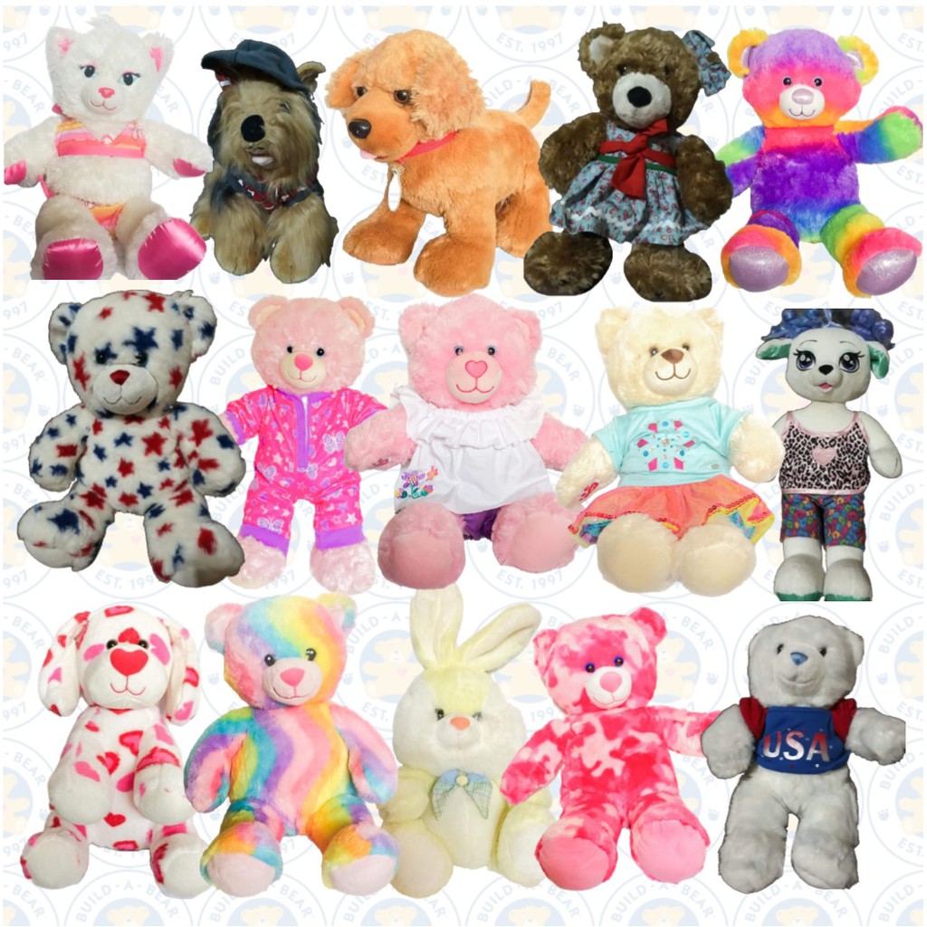 Authentic Build-A-Bear Workshop Stuffed Toys Collection1 | Shopee ...