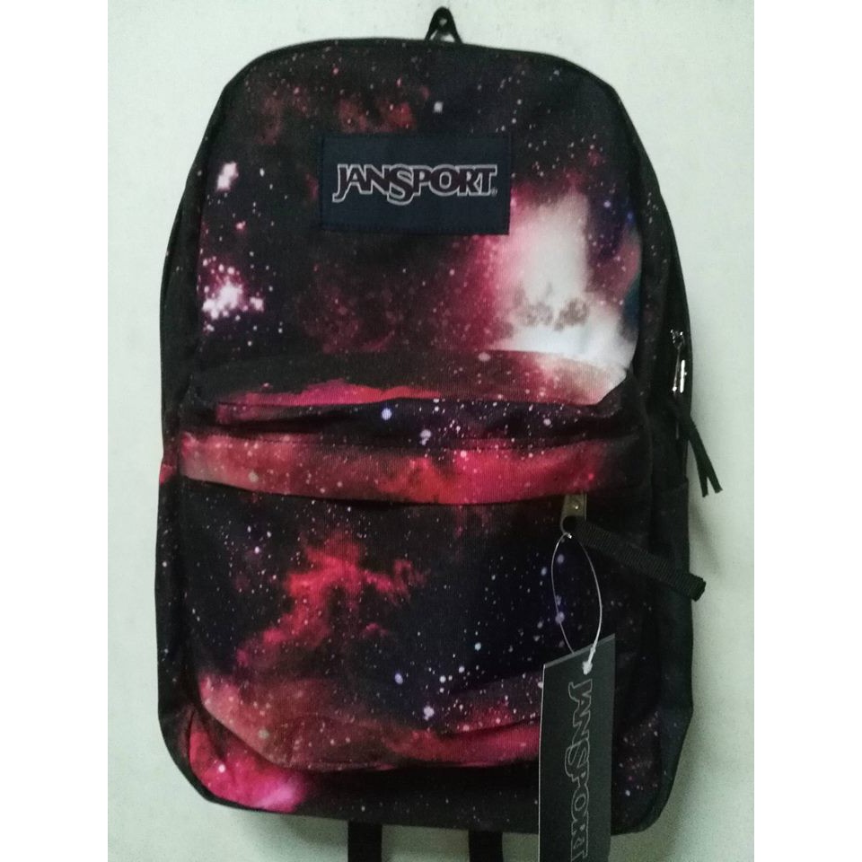 jansport bag galaxy design