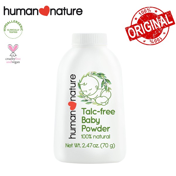 human nature baby powder