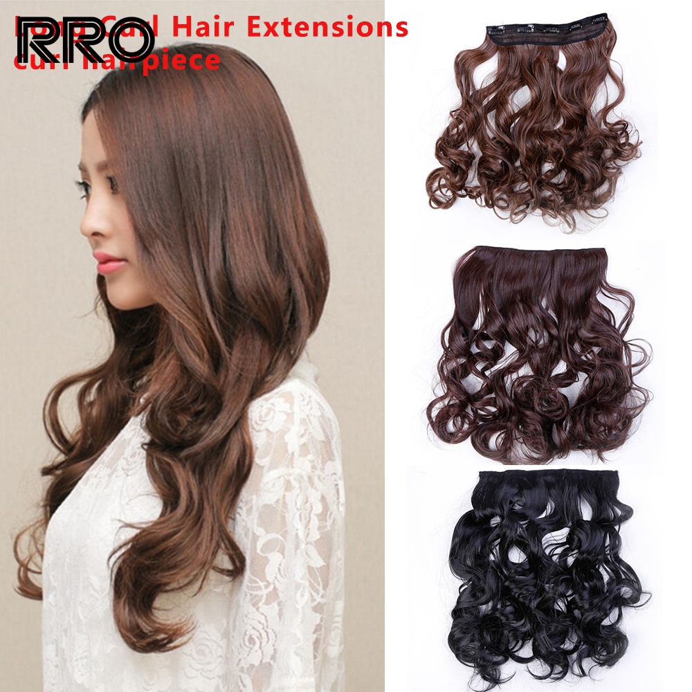 Sin Women Long Wavy Curly Hair Extension Girls Party Dress W