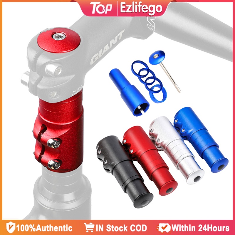Bike Fork Stem Extender Bicycle Handlebar Riser Adaptor, for Mountain