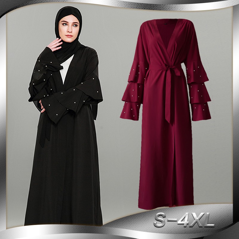 bell sleeve maxi dress
