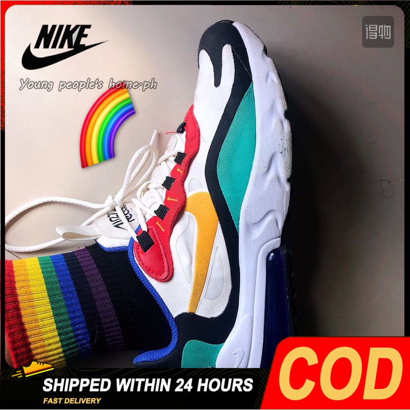 nike shoes white blue red