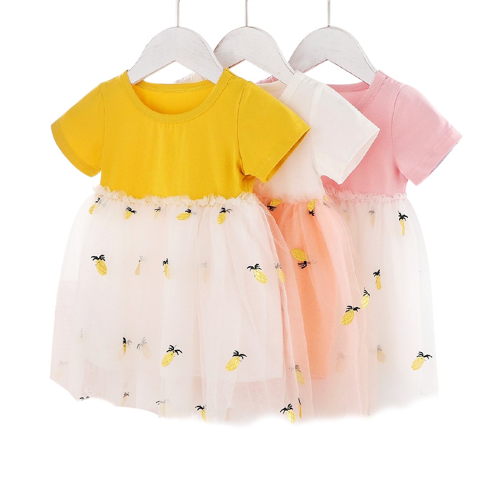 baby girl pineapple dress