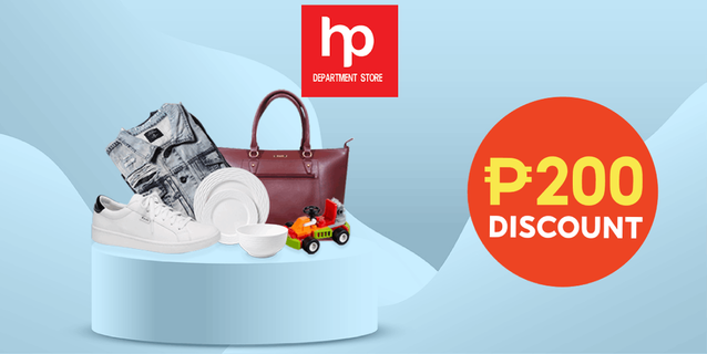 HP Department Store ShopeePay P200 Discount