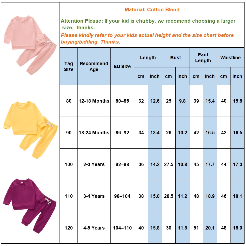 sugar kids size chart