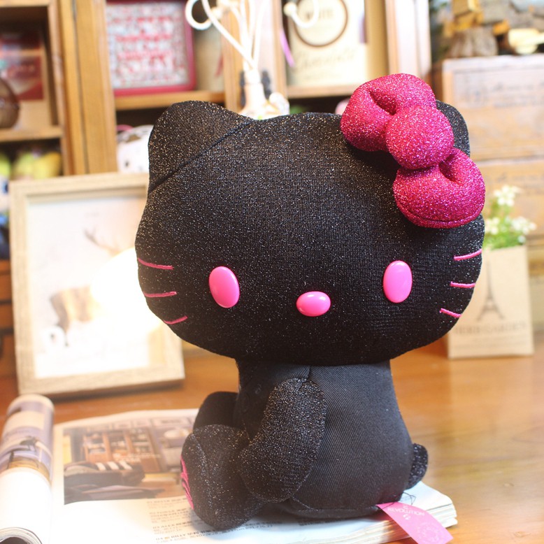 black hello kitty plush