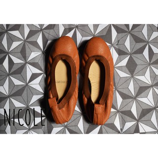 Women's Flat Shoes (Tan - NICOLE)