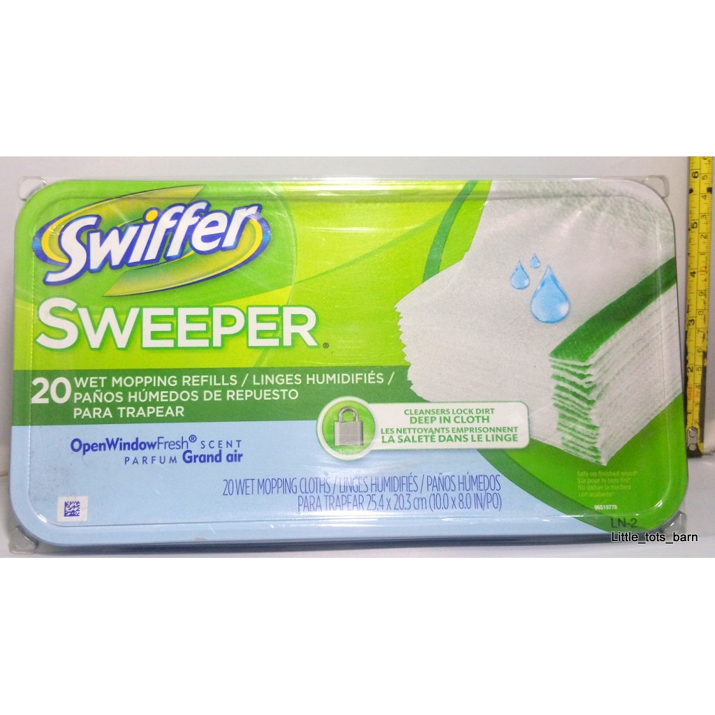 LTB SWIFFER SWEEPER WET CLOTH MOP REFILLS 20pcs Shopee Philippines