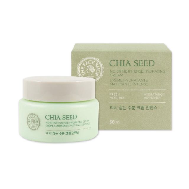 the face shop chia seed no shine hydrating cream