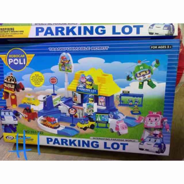 paw patrol parking lot playset