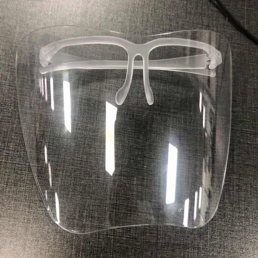 Full Face Shield New Nopeet Face Shield Acrylic With Glasses Eyeglass Visor Wrap Large Mirror 