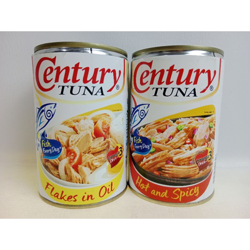 Century Tuna Flakes in Oil & Hot and Spicy 420g Shopee Philippines