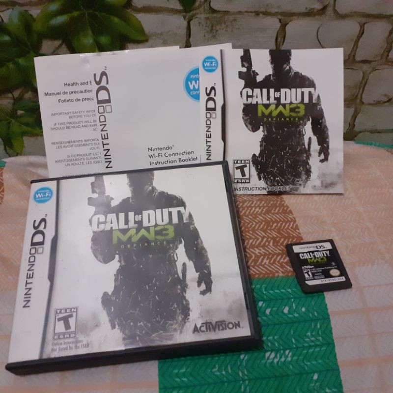 Call Of Duty Mw3 Defiance Nintendo Ds Game Shopee Philippines