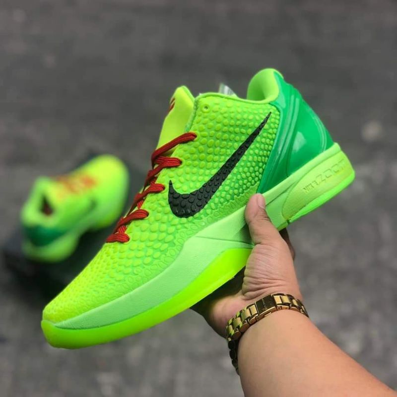 NIKE KOBE 6 PROTRO GRINCH (HIGHEST QUALITY) | Shopee Philippines