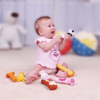 Animals Baby Rattles Soft Plush Toys Handing BB Sounder bell #6