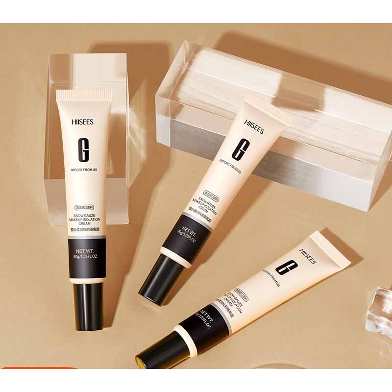 HIISEES Makeup Isolation Cream 30g Concealer Brighten the Skin Tone