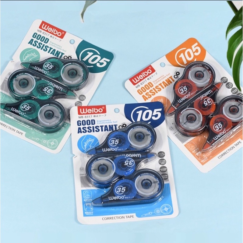 3in1 Largecapacity correction tape set correction tape test error