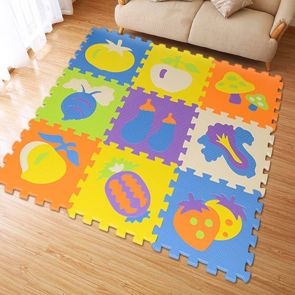 Cod Dvx 10 Pcs Kids Puzzle Mat 30 X 30 Cm Exercise Play Mats Kiddie Interlocking Rubber Mats Shopee Philippines