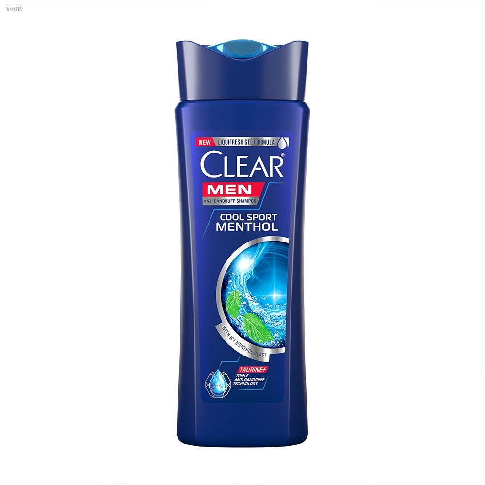 Clear Men Anti Dandruff Shampoo Ice Cool Menthol for Flaky Scalp 170ml ...