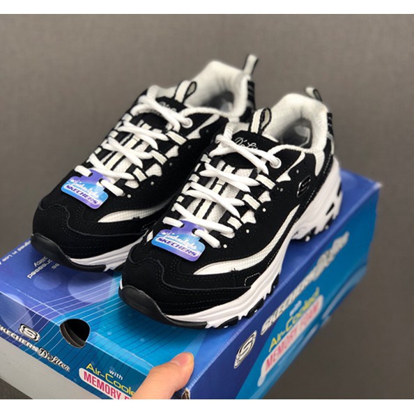 black and white running shoes