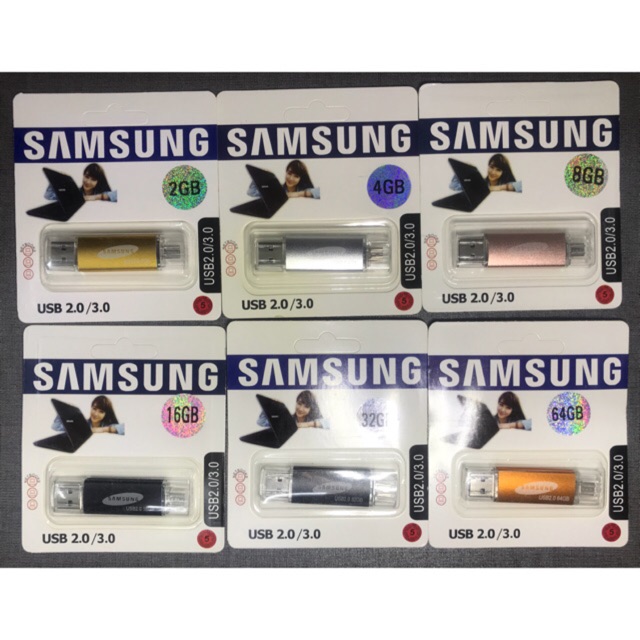 OTG Micro USB 2.0 2in1 Flash Drive Memory Stick Pen for PC Android Phone lot