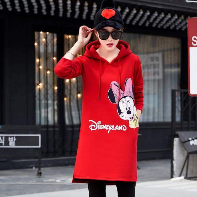 mickey mouse hooded dress
