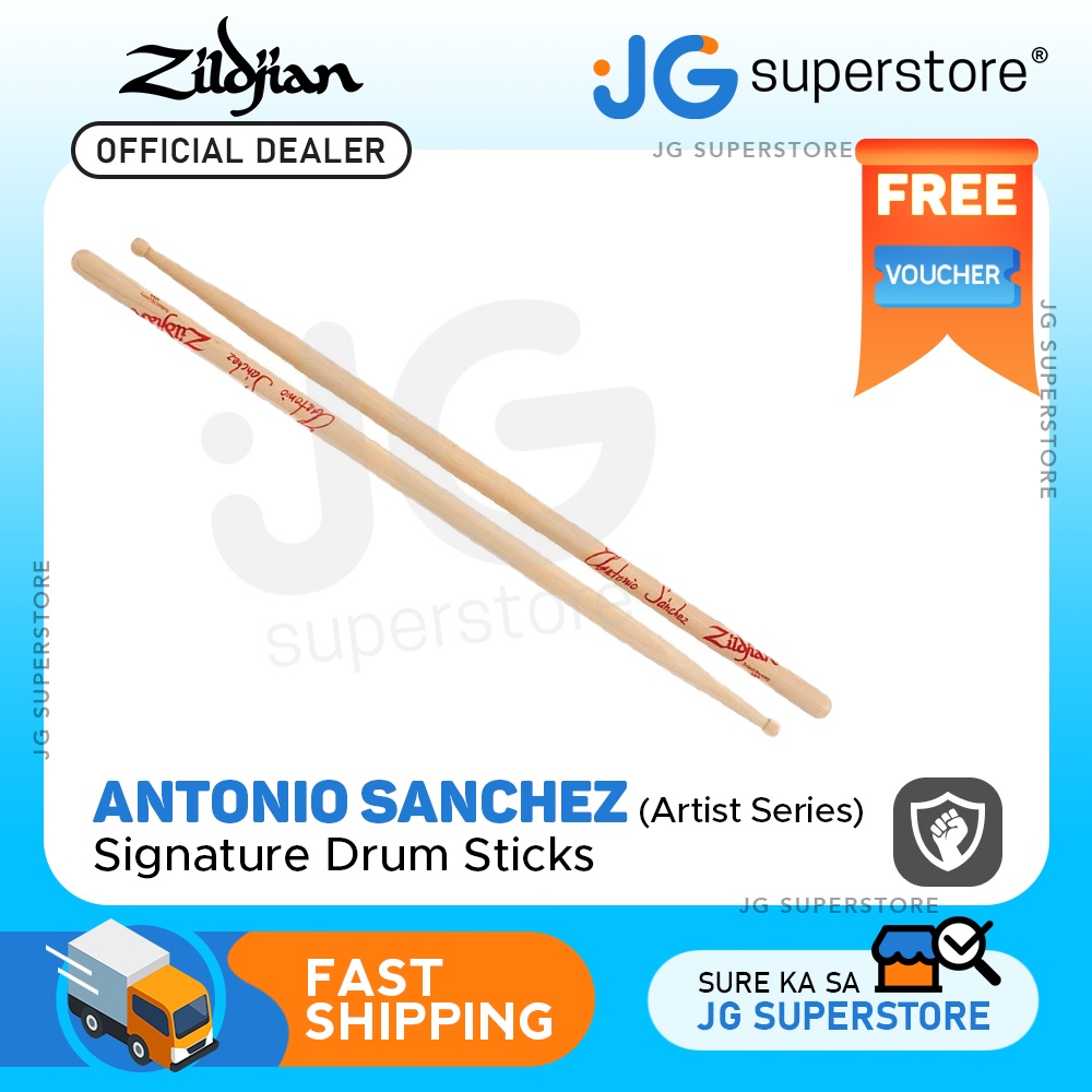 Zildjian Antonio Sanchez Artist Series Drumsticks w/ Hickory Wood