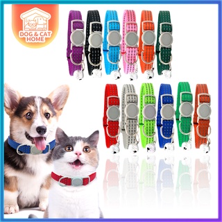 Dog Collar Pet Collar For Dogs Adjustable Cat Collar w/Bell